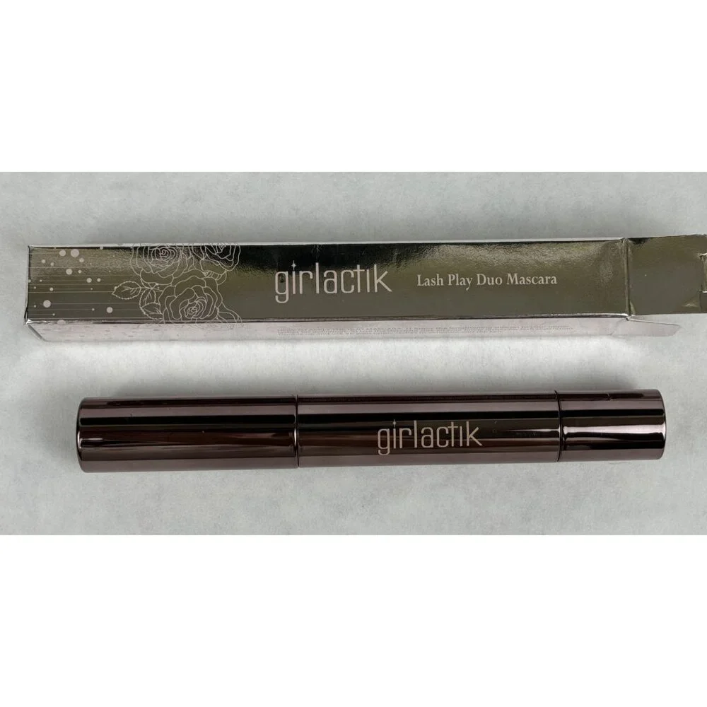 Girlactik Lash Play Duo Mascara Mink 3D3 11ml Lengthening Detailing Thinken NEW